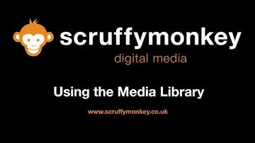 Scruffymonkey Digital Media Web Design Bolton - Wordpress:  Using the Media Library