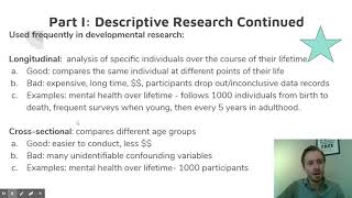 1b.2 - Descriptive Research - AP Psychology