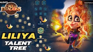 Call of dragons - LILIYA new Talent tree guide | tips and tricks