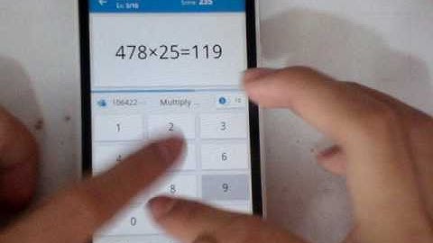 Math Tricks - Single game - To the bitter end - level 48 (Number Keyboard)