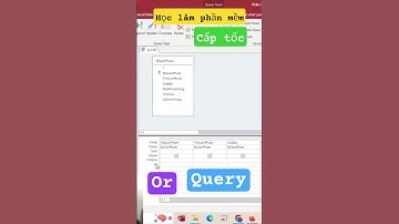 học làm phần mềm cấp tốc ms access