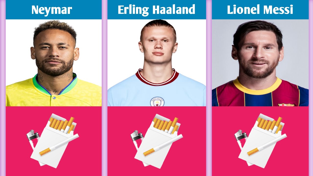 Top 50 Famous Footballers Who Smoke Cigarettes in Real Life