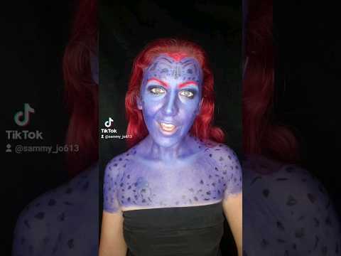 #mystique #makeup #mystiquexmen #transition #fyptiktok #shortsfeed #spookseason #Halloween #shorts