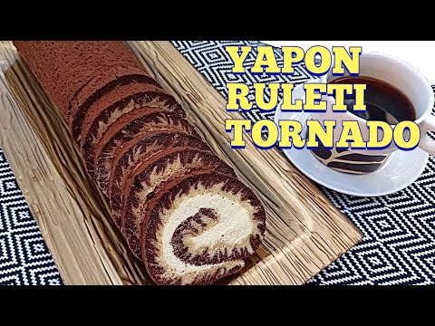 YAPON RULETI-TORNADO.Dadli,ferqli,yumsaq rulet resepti.