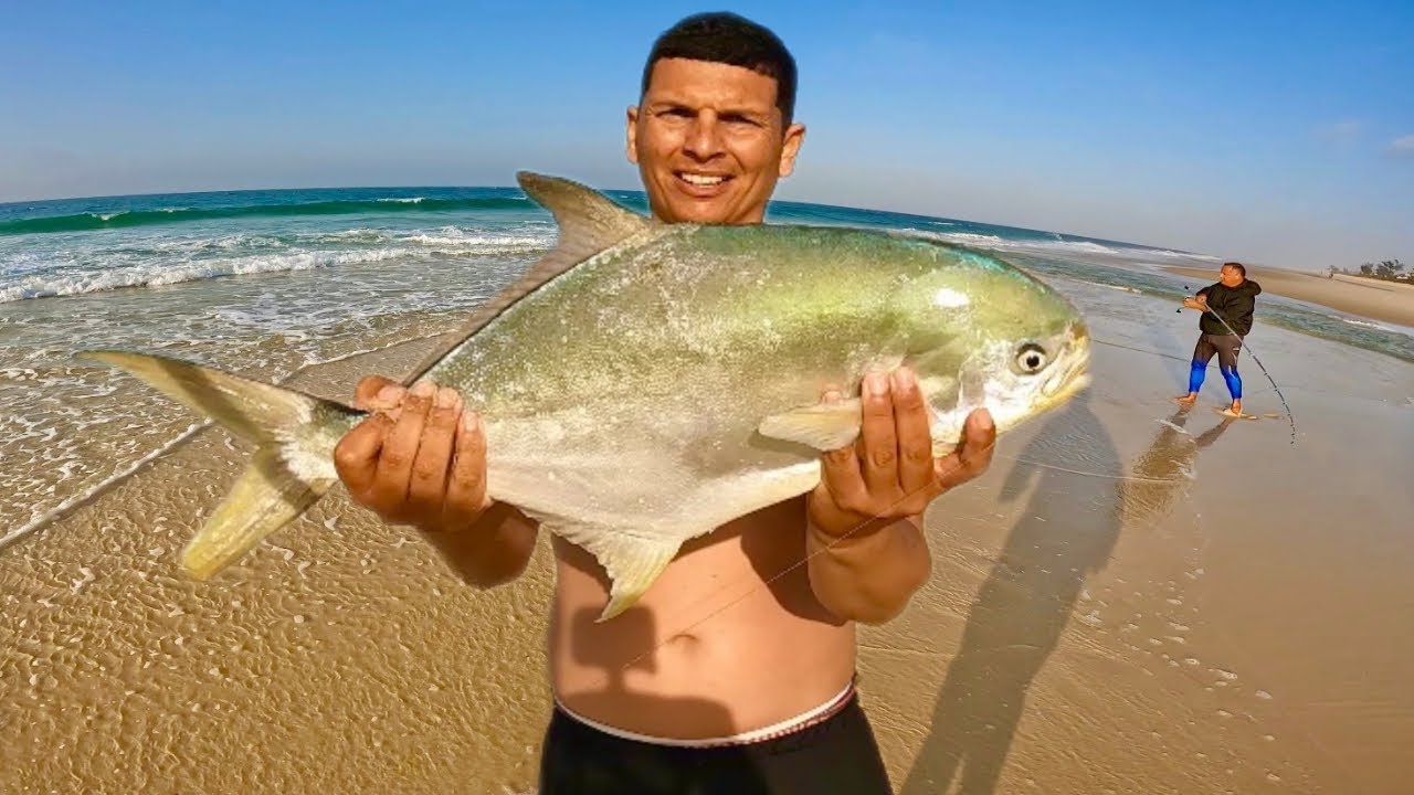 INACREDITÁVEL! Peguei O MAIOR PEIXE da Minha Vida na PESCARIA DE PRAIA