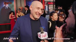 Screenwriter "Michael Finch" at the 'John Wick 4' premiere Wealth