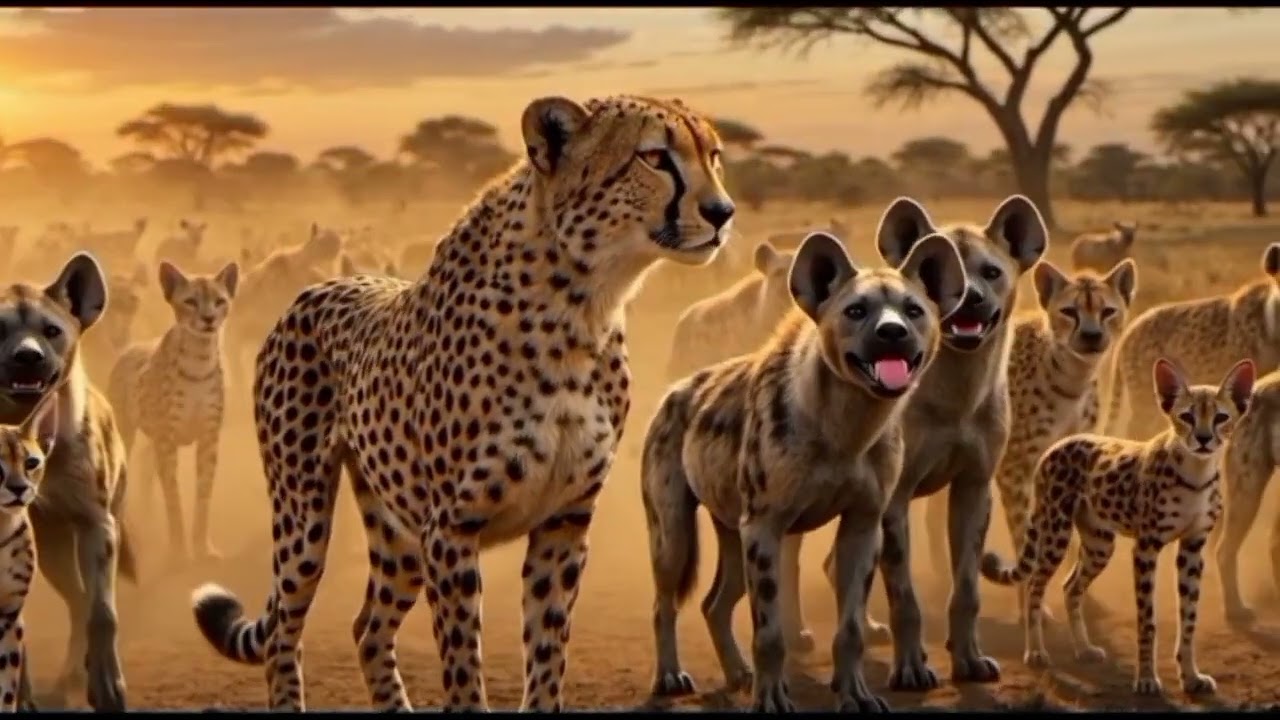 Le roi kasongo à bani le lion de la savane 