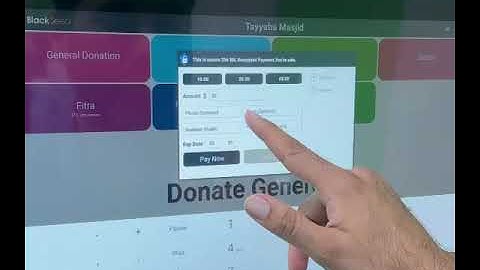 Masjid Donation - Kiosk