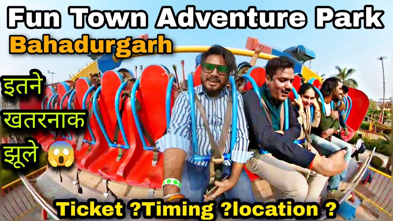 Fun town bahadurgarh/ fun town adventure park/ fun town vlog /fun town