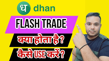 How to use Flash Trade on Dhan Explained in Hindi | @DhanHQ series | vikastechanalysis