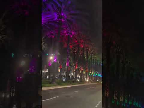 Glitter Palm Trees