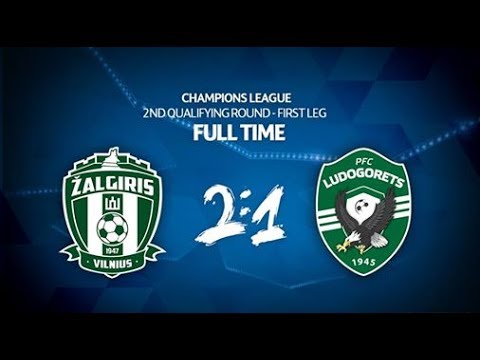 Жальгирис - Лудогорец 2:1 видео