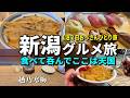【新潟グルメひとり旅】食べて飲んで温泉浸かって最高！