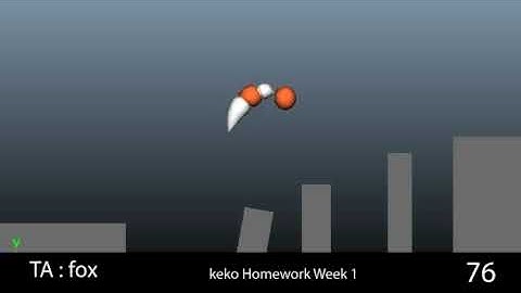 keko homework week1 : ball fox