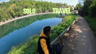 2 Hours Cycling From City To River