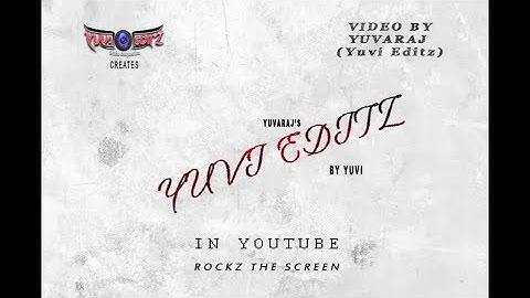 Viswasam title animation ( fan made ) in my text...