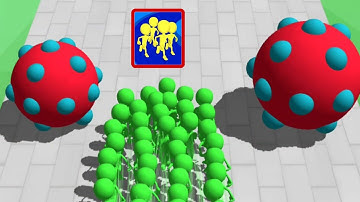 Crowd Runners - Gameplay Level 55 TO 58 Unlocked Walkthrough Part -3