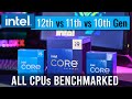 All i5, i7, i9 CPUs Benchmarked [Intel 12th vs 11th vs 10th Gen]