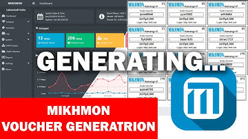 MIKHMON VOUCHER GENERATION | MIKROTIK HOTSPOT