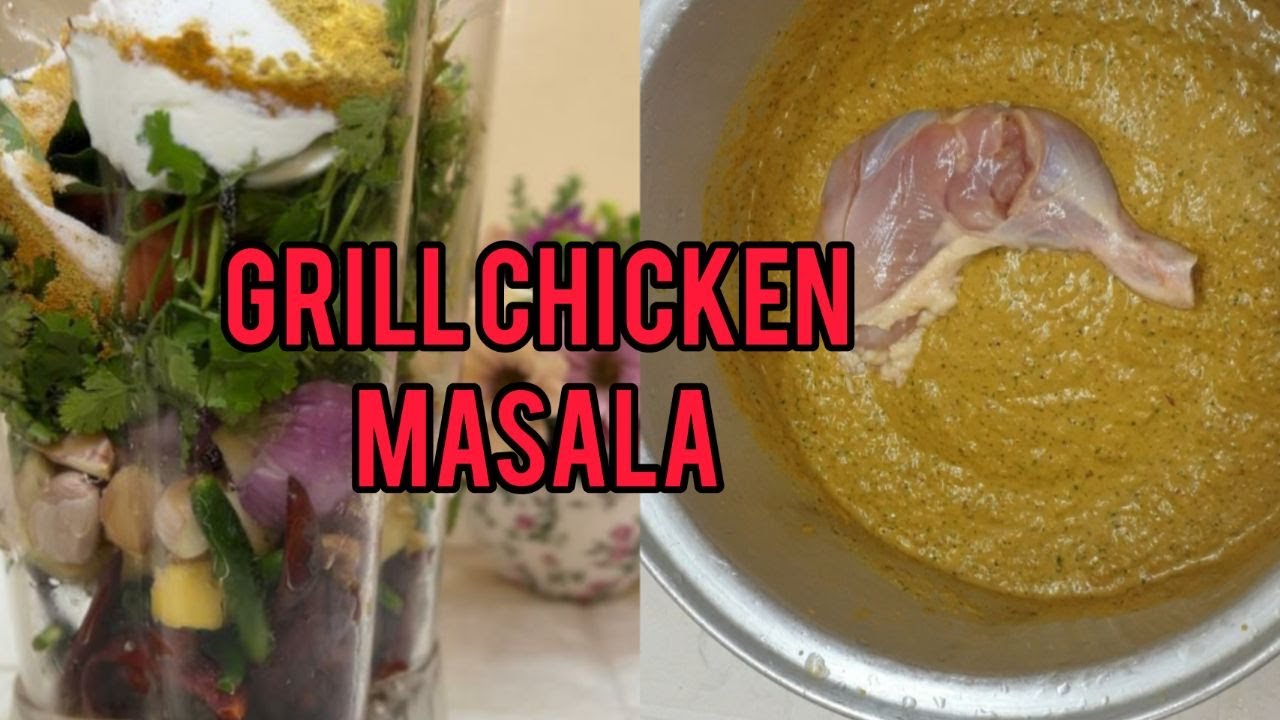Restaurant style Grilled chicken / Best masala for grilled chicken