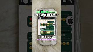 iOS MB WhatsApp dengan emoji iOS & Font Semibold iOS di Android mana pun 💚🤍 screenshot 4