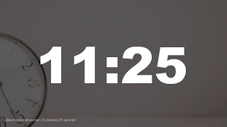 Famous 11 minutes 25 seconds [685 secs] clock timer countdown || Alarm Focus Profile