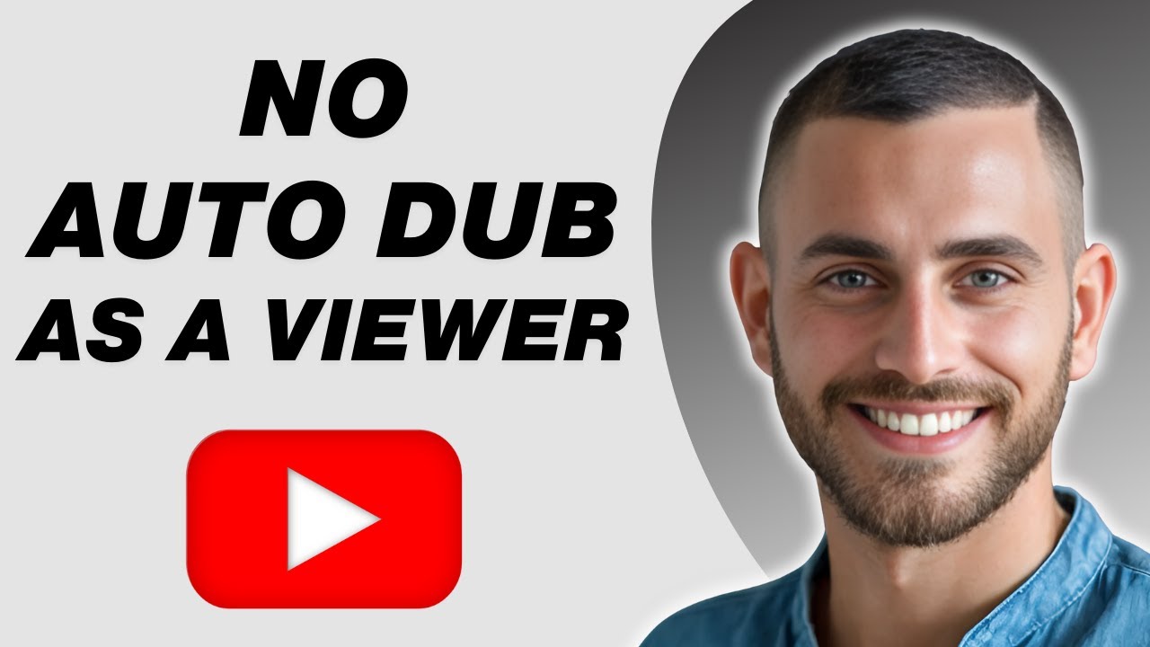 turn off auto dubbing youtube