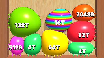 Blob Merge 3D - Walkthrough Level Up Satisfying ASMR Gameplay | ( Cube Arena 2048 )