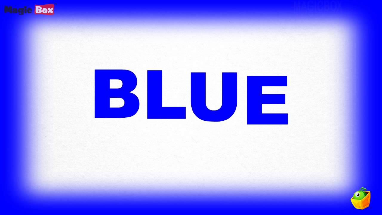 Blue Colours Pre School Learn Spelling Videos For Kids YouTube