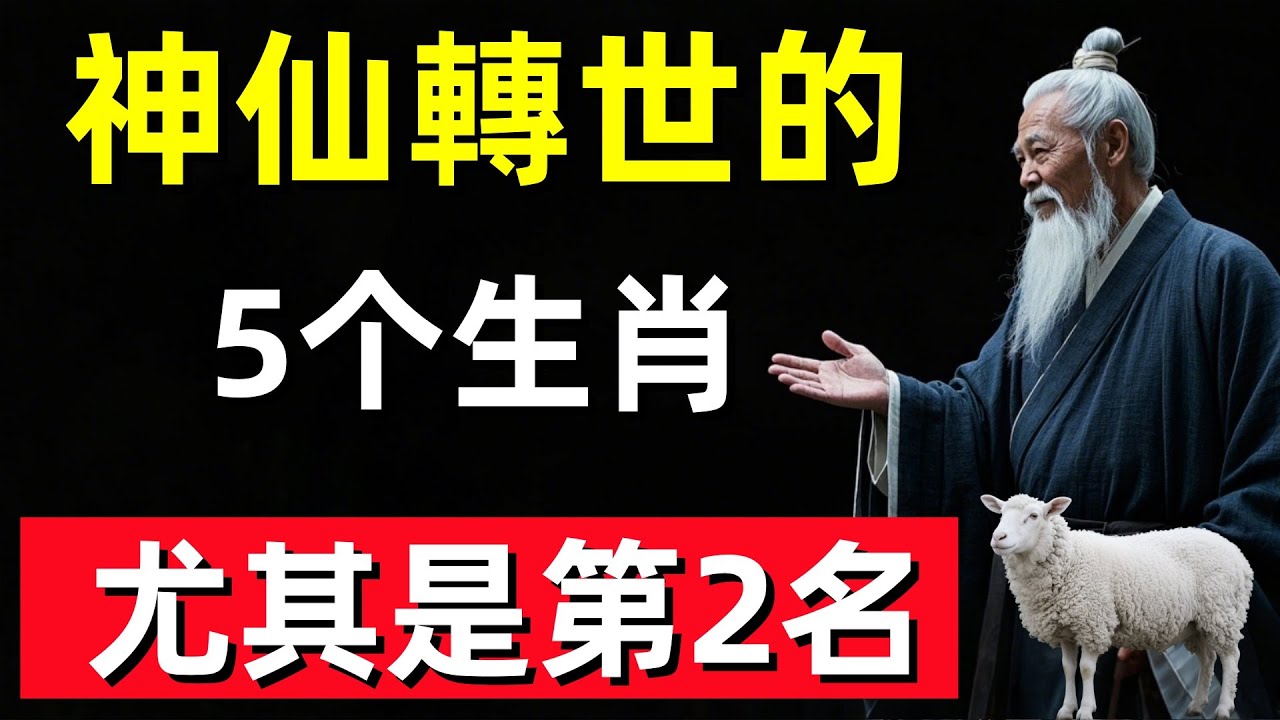 神仙轉世的5个生肖，尤其是第2名，簡直就是超凡脫俗！#修行思維 #修行 #福報 #禪 #道德經 #覺醒 #開悟 #禅修