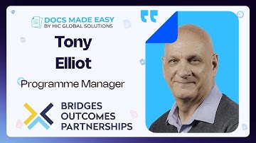 Client Testimonial | Docs Made Easy- Success Story | Bridges Outcomes | Tony Elliot