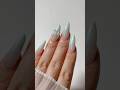 ミントグリーンネイル🫧🤍 #nails #ネイル