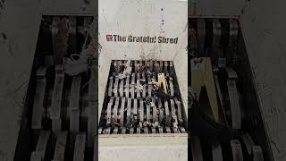 These Heels Jammed the Shredder #asmr #satisfying #oddlysatisfying
