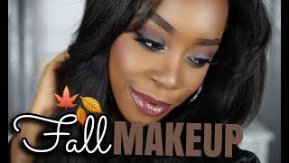 EASY FALL MAKEUP TUTORIAL ft. DECK OF SCARLET x MELLY SANCHEZ PALETTE | Andrea Renee