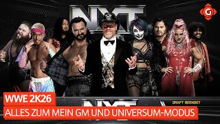 WWE 2K26 - Alles zum Mein GM und Universum-Modus