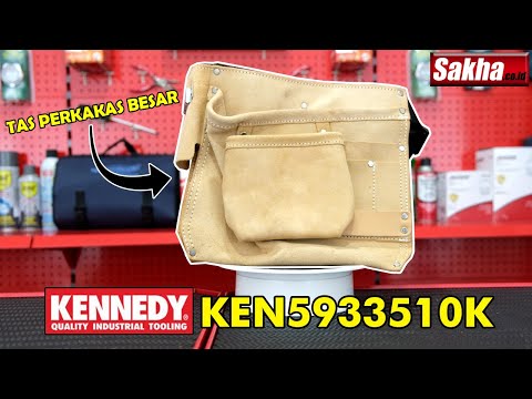 TAS PERKAKAS BESAR | Distributor Kennedy KEN5933510K 10-Pocket 2-Loop Medium Tool & Nail Pouch