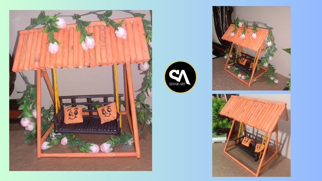 DIY Paper Swing easy for Home Decor Paper Recycling Ideas Home Decor