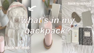 what's in my backpack 2023 | uni edition / pack with me!