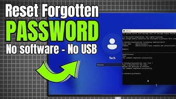 Reset Windows 11 Forgotten PASSWORD without any Software or USB