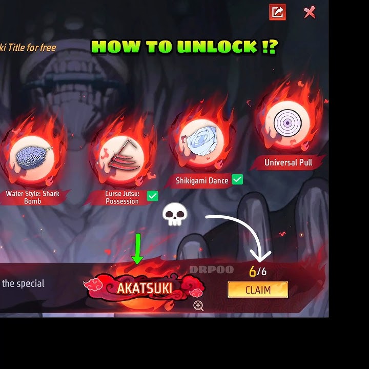 NEW AKATSUKI TITLE 🗿 HOW TO GET IT !!💀