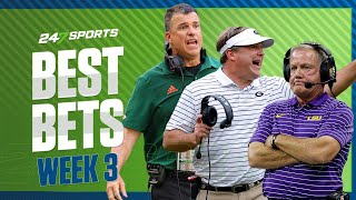 College football's best bets + predictions for Week 3