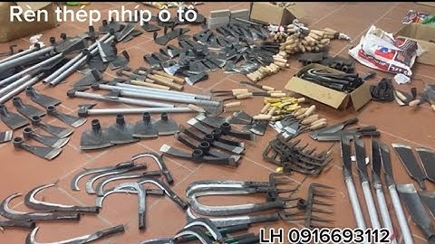 Rèn thép nhíp ô tô  đang sành dụng làm vườn nông nghiệp rất cần