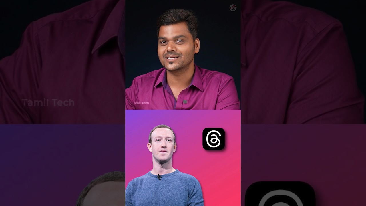 இது வேற மாறி 🔥 - Threadக்கு Mark Zuckerberg மாமா போட்ட அதிரடியான Sketch😯 #tamiltech #shorts