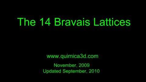 The 14 Bravais lattice