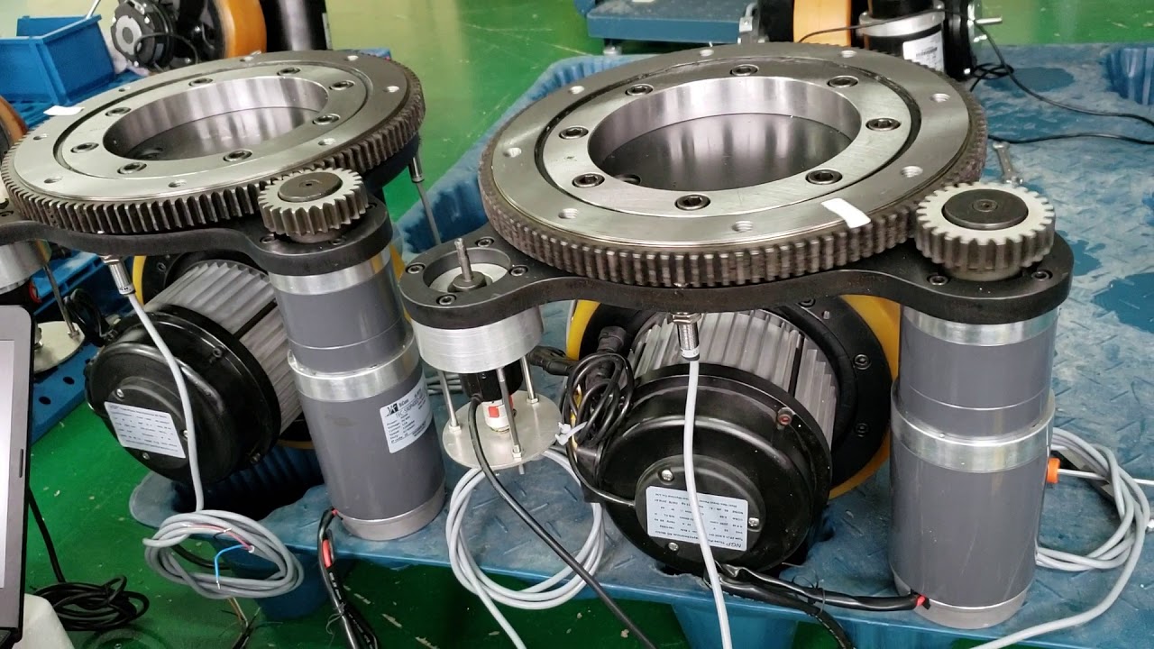 Plutools 24V 650W AGV drive wheel with steering unit