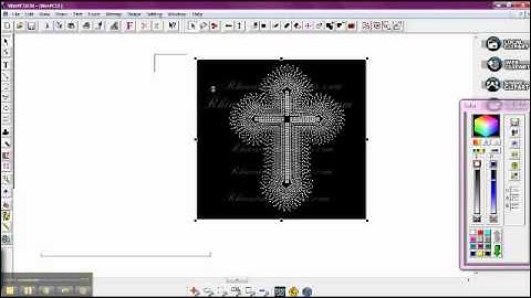 Rhinestone Transfers and How to Create a Watemark for you Rhinestone Design.wmv