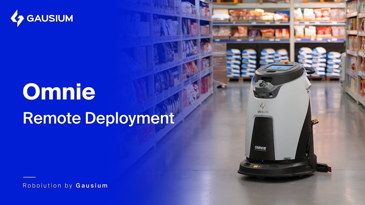 Cleanbots Omnie | Implementação Remota Simplificada | Gausium Robotics