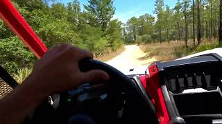 Honda Talon R Fox Live Valve first rip in the forest.