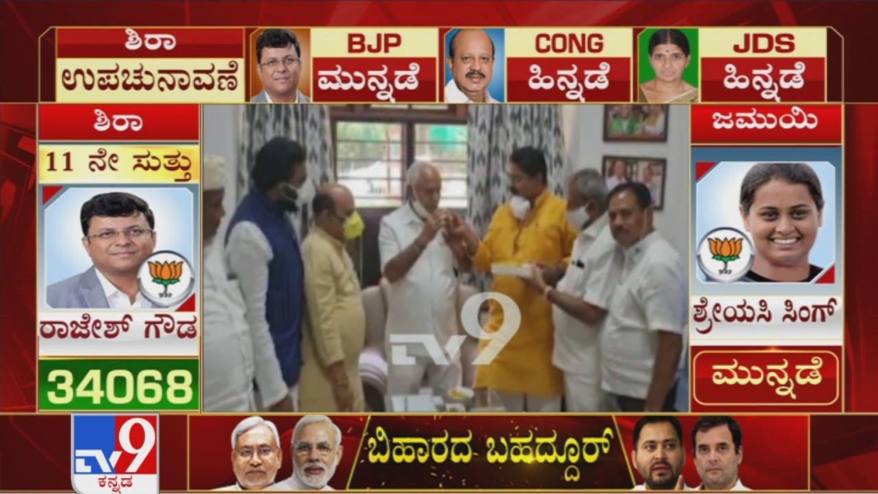 BJP Ministers wish CM BSY after leading in RR Nagar & Sira bypolls