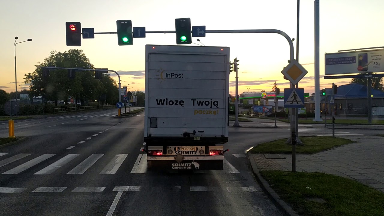 Oczami kierowcy Tira Przejazd przez RADOM od strony PIOTRKOWA w stronę LUBLINa